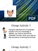 Quadratic Functions