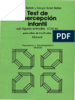 Bellak, L. CAT-A Test de Apercepción Infantil Con Figuras Animales Manual de Aplicación.