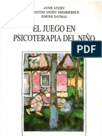 Anzieu, A. El Juego en Psicoterapia Del Niño