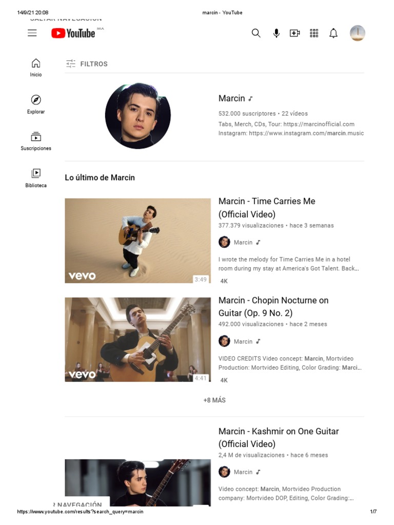 Marcin - YouTube | PDF