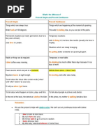 Present Simple Present Continuous - 4th Years 2nd Period PDF