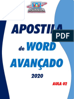 Apostila de Word Avançado - (Aula 02) PDF