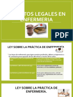 Aspectos Legales en Enfermeria