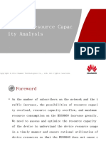 HSS9860 Resource Capacity Analysis