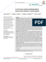 The Neural Correlates of Trauma Related Autobiographical Memory in Posttraumatic Stress Disorder: A Meta Analysis