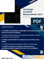 Job Design and Work Measurement Part I Enova Reynan R.