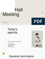 Town Meeting Hall - Canva Sample