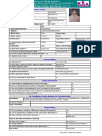 Candidate's Details: Type of Disability