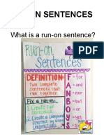 Sentence Fragments and Run-Ons