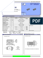 FC - 135R FC - 135: KHZ Range Crystal Unit