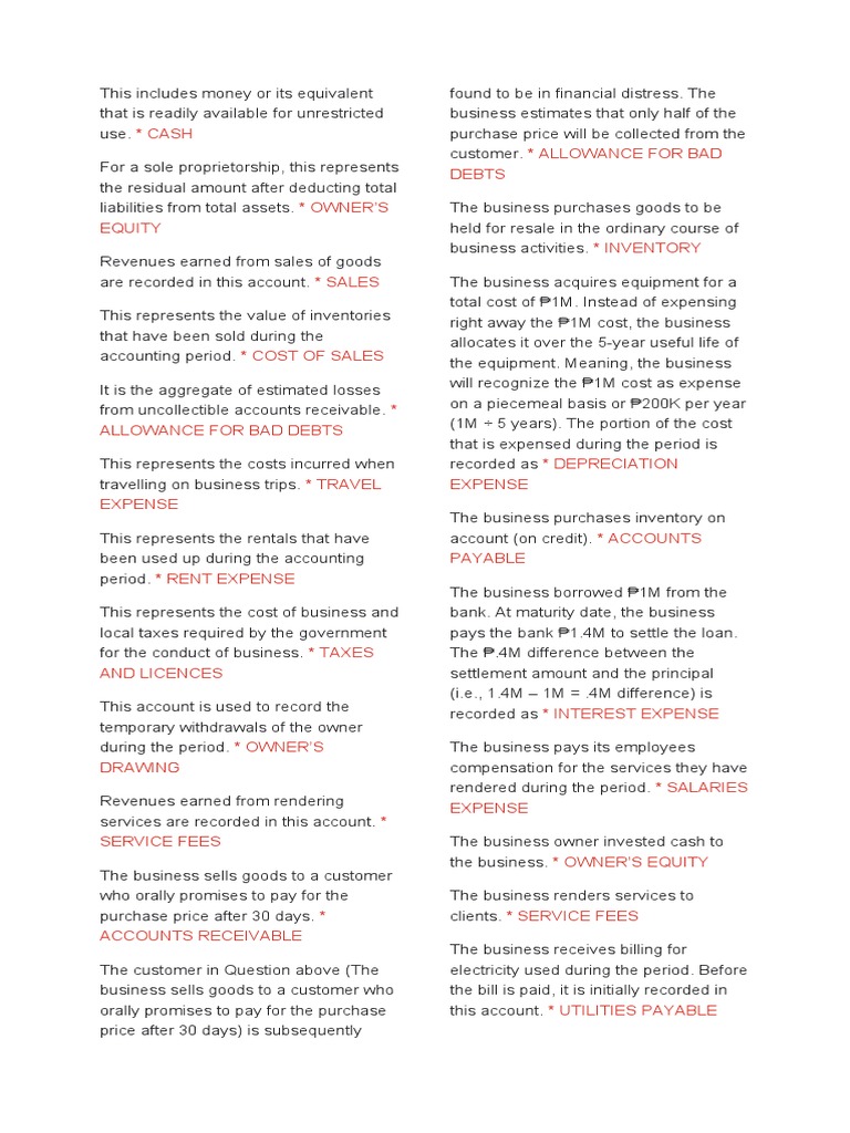 Key Accounting Concepts Explained | PDF | Debits And Credits | Expense