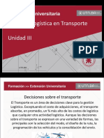 Decisiones sobre transporte