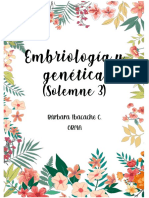 Solemne 3 Embriología y Genética