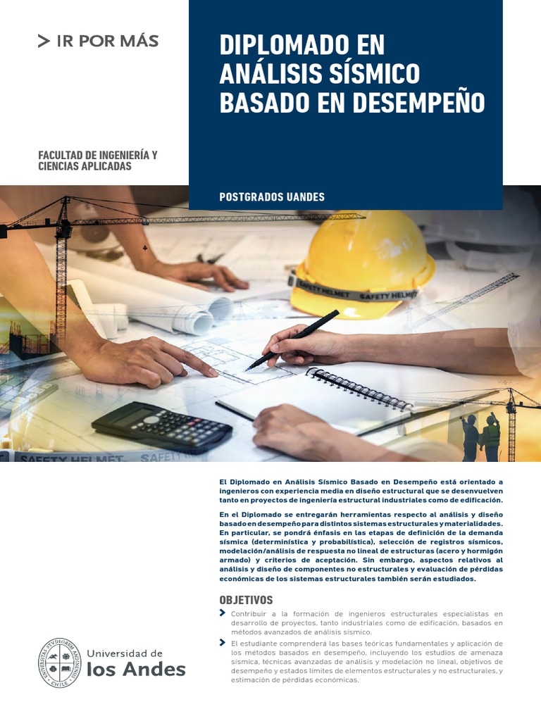 Diplomado En Analisis Sismico Pdf Ingeniería Diseño