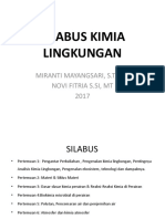 Silabus Kimia Lingkungan