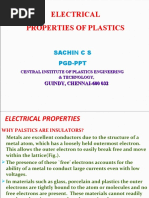 Electrical Properties of Plastics: Sachin C S PGD