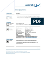 Interior Fluid Resistant Epoxy Primer: Technical Data Sheet