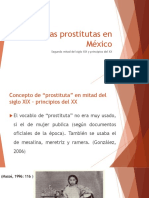 Las Prostitutas en México - Segunda Mitad Del Siglo XIX y Principios Del XX
