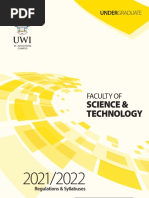 UWI Pre-Science N1 Programme Details | PDF | Academic Degree ...