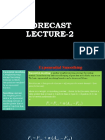 Forecast Lecture 2