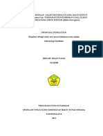 Hielmy Ihsan Fauzi - 31118168 - EFEKTIVITAS SEDIAAN SALEP EKSTRAK ETANOL DAUN KUNYIT (Curcuma Domestica Val.) TERHADAP PENYEMBUHAN LUKA ULKUS DIABETIKA PADA TIKUS WISTAR (Rattus Novergicus)