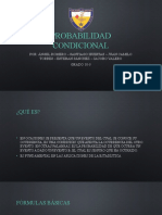 Probabilidad condicional y sus fórmulas