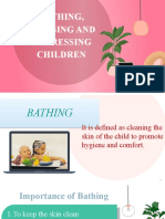 Bathing, Dressing and Undressing Children