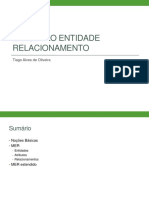 Modelo MER para TCC sobre relacionamentos entre entidades de alunos, professores e disciplinas