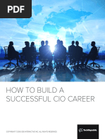 How To Build A Successful CIO Career