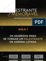 Palestrante memorável: os segredos para se tornar um palestrante de agenda lotada