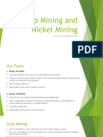 Strip Mining and Nickel Mining: Kreyvin Geonathan Andal