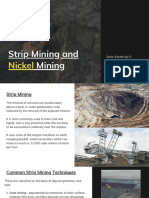 Strip Mining and Nickel Mining 