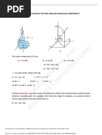 REPRESENTATION - OF - VECTORS - USING - RECTANGULAR - COMPONENTS MMMM