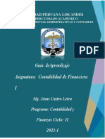 Contabilidad Financiera I: Guía de aprendizaje para aplicar conceptos contables