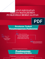 Kegiatan Siklus Manajemen Puskesmas Berkualitas