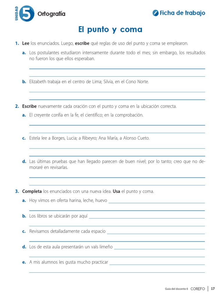 El Punto y Coma | PDF