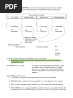 RESPONSIBILITY ACCOUNTING - A System of Accounting Wherein Performance, Based On