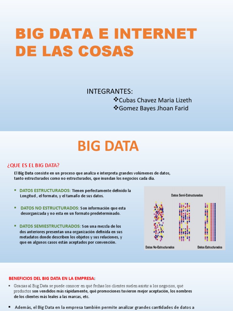Big Data e Internet de Las Cosas | PDF | Internet de las Cosas | Big Data