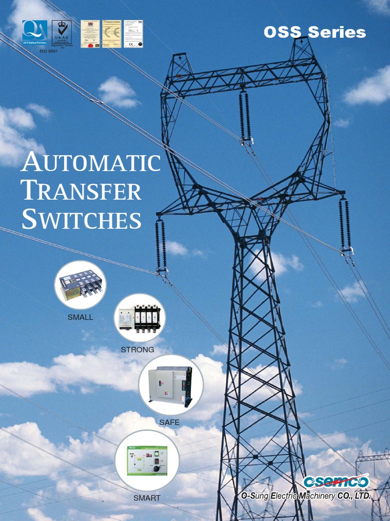 Automatic Transfer Switch Guide | PDF | Alternating Current | Switch