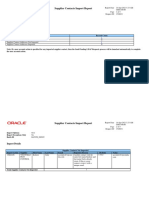 Supplier Contacts Import Report