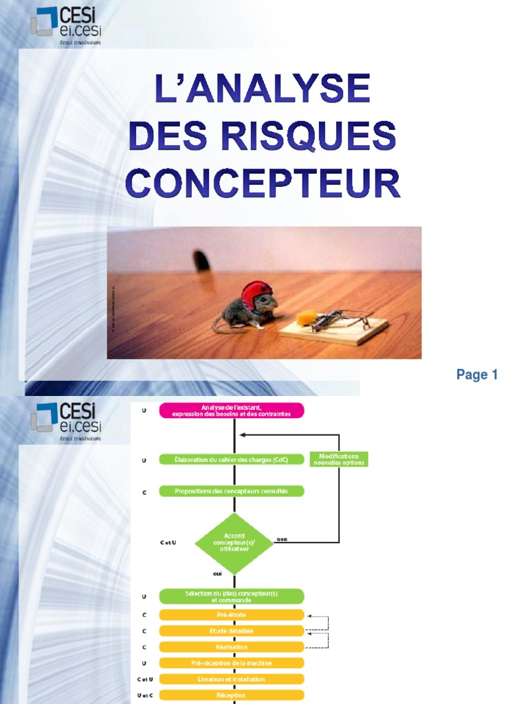 Analyse des Risques en Conception Machine | PDF | Risque | Application
