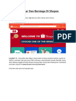 Cara Mendaftar Dan Berniaga Di Shopee