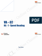 CAT - VA 02 - RC-1 - Speed Reading