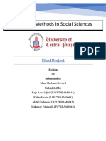 Research Methods in Social Sciences: Final Project