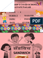 Class4 - Marathi - 12february2021 - Poem - Sandwich