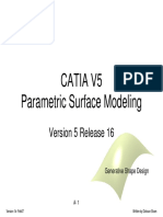 Catia v5 Parametric Surface Modeling Learnmech.com