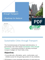 Sustainable Transport Plan for Madurai City