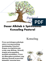 Dasar Alkitab Spiritualitas Konseling Pastoral