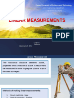 Linear Measurements: Komar University of Science and Technology