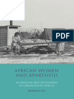 AFRICAN Women and Apartheid Migration and Settlement